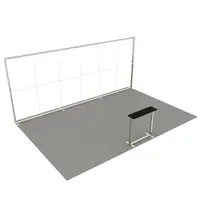 Luxus Beursstandset | LUMIX™ | LED-Frame + LED-Counter | ±24m² | Modulair | 6000x4000mm