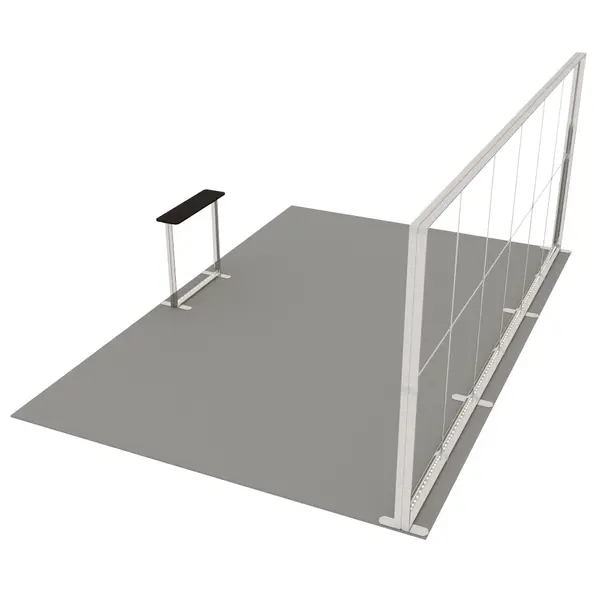 Beursstandset | LUMIX™ | LED-Frame + LED-Counter | ±24m² | Modulair | 6000x4000mm