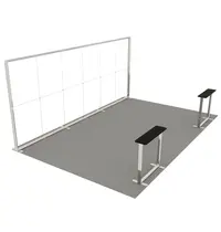 Luxus Beursstandset | LUMIX™ | LED-Frame + 2 LED-Counters | ±24m² | Modulair | 6000x4000mm