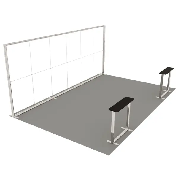 Beursstandset | LUMIX™ | LED-Frame + 2 LED-Counters | ±24m² | Modulair | 6000x4000mm