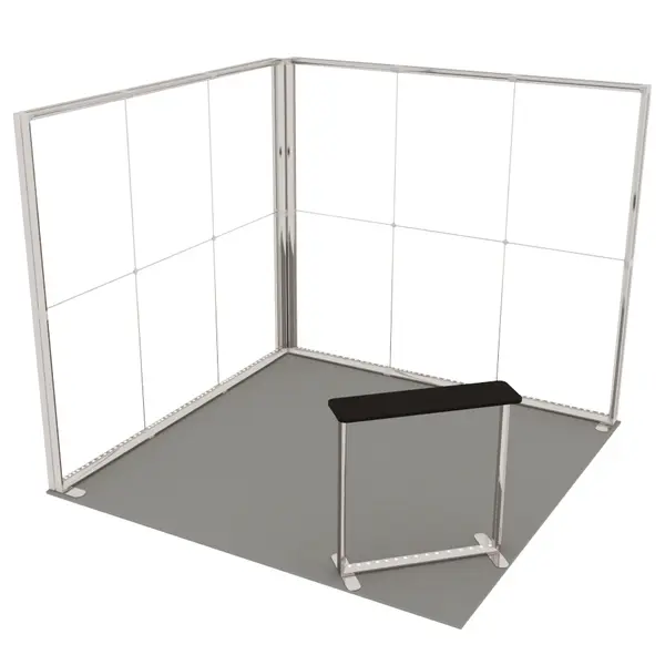 Beursstandset | LUMIX™ | 2 LED-Frames + LED-Counter | ±9m² | Modulair | 3000x3000mm