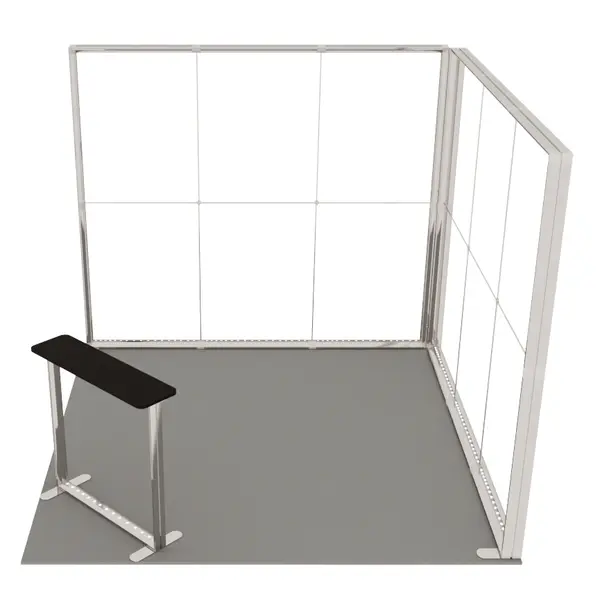 Beursstandset | LUMIX™ | 2 LED-Frames + LED-Counter | ±9m² | Modulair | 3000x3000mm