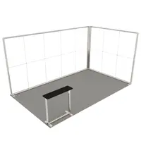 Luxus Beursstandset | LUMIX™ | 2 LED-Frames + LED-Counter | ±15m² | Modulair | 5000x3000mm