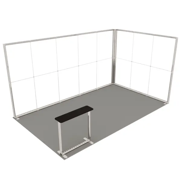 Beursstandset | LUMIX™ | 2 LED-Frames + LED-Counter | ±15m² | Modulair | 5000x3000mm