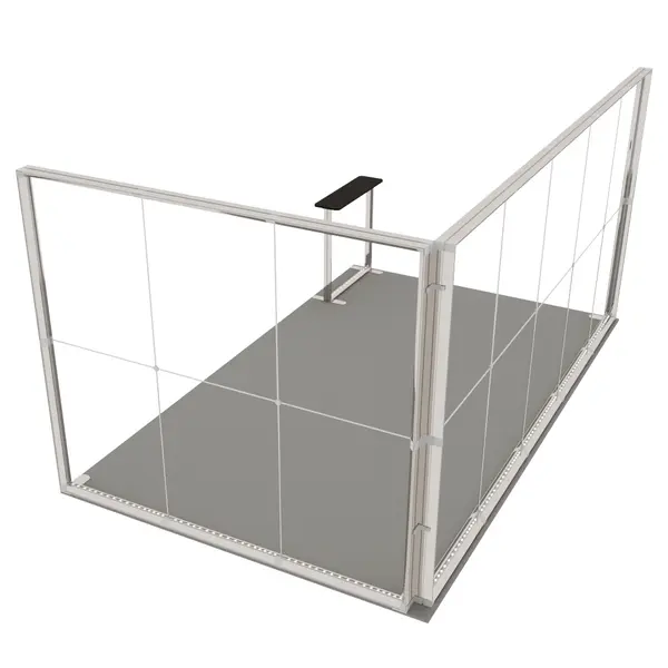 Beursstandset | LUMIX™ | 2 LED-Frames + LED-Counter | ±15m² | Modulair | 5000x3000mm