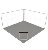 Luxus Beursstandset | LUMIX™ | 2 LED-Frames + LED-Counter | ±25m² | Modulair | 5000x5000mm