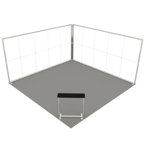 Beursstandset | LUMIX™ | 2 LED-Frames + LED-Counter | ±25m² | Modulair | 5000x5000mm