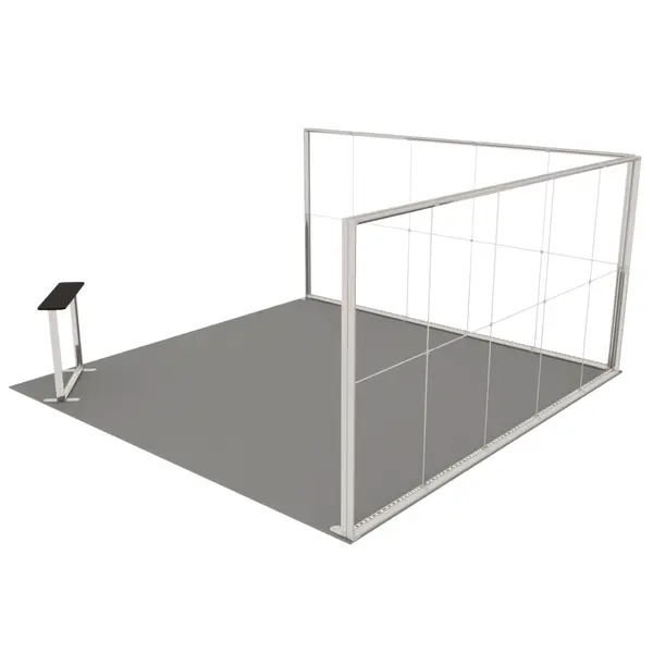 Beursstandset | LUMIX™ | 2 LED-Frames + LED-Counter | ±25m² | Modulair | 5000x5000mm