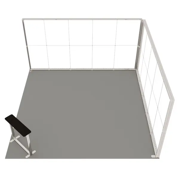 Beursstandset | LUMIX™ | 2 LED-Frames + LED-Counter | ±25m² | Modulair | 5000x5000mm