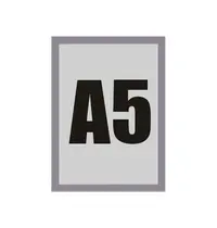 Luxus Magnetische Wissellijst | Zilvergrijs | Enkelzijdig | A5-Formaat | 148x210mm 