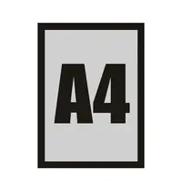 Luxus Magnetische Wissellijst | Zwart | Enkelzijdig | A4-Formaat | 210x297mm