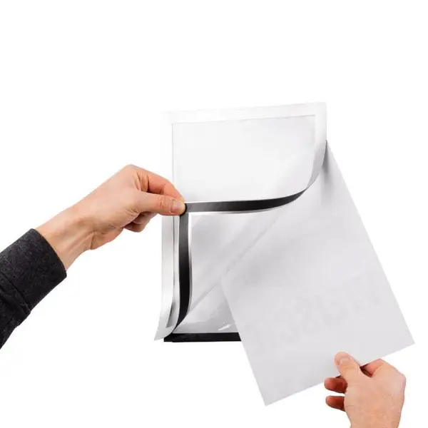 Magnetische Wissellijst | Zilvergrijs | Dubbelzijdig | A4-Formaat | 210x297mm