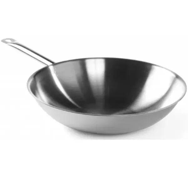 Wokpan | MASTER | RVS | Div. Warmtebronnen | Platte Bodem | Ø300x105(h)mm