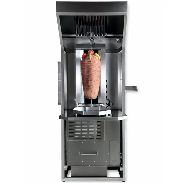 Afzuigmeubel Dönergrill | RVS | Recirculatie | Instelbaar | 0.24kW (230V) | 1149x1009x2447(h)mm