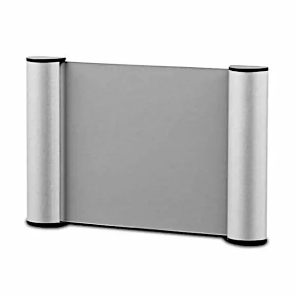 Deurbord | SONIC | Aluminium | Zilvergrijs | A6-Formaat | Incl. Bevestiging
