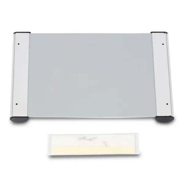 Deurbord | SONIC | Aluminium | Zilvergrijs | A6-Formaat | Incl. Bevestiging