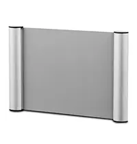 Luxus Deurbord | SONIC | Aluminium | Zilvergrijs | A5-Formaat | Incl. Bevestiging