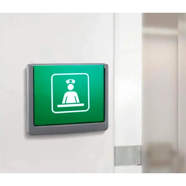 Deurbord | GERT | Kunststof | Zilvergrijs | Capacieit 149x64mm | Incl. Bevestiging