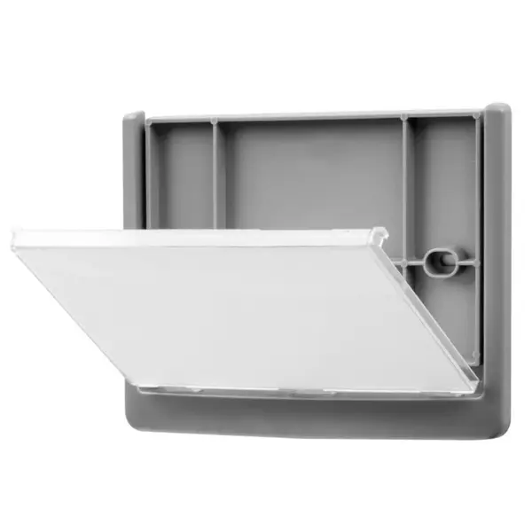 Deurbord | GERT | Kunststof | Zilvergrijs | Capaciteit 149x105mm | Incl. Bevestiging