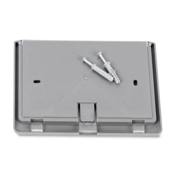 Deurbord | GERT | Kunststof | Zilvergrijs | Capaciteit 149x105mm | Incl. Bevestiging