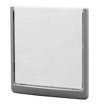 Luxus Deurbord | GERT | Kunststof | Zilvergrijs | Capaciteit 149x148mm | Incl. Bevestiging