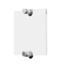 Luxus Deurbord | ELITE | RVS/Plexiglas | Capaciteit 148x148mm | Incl. Bevestiging