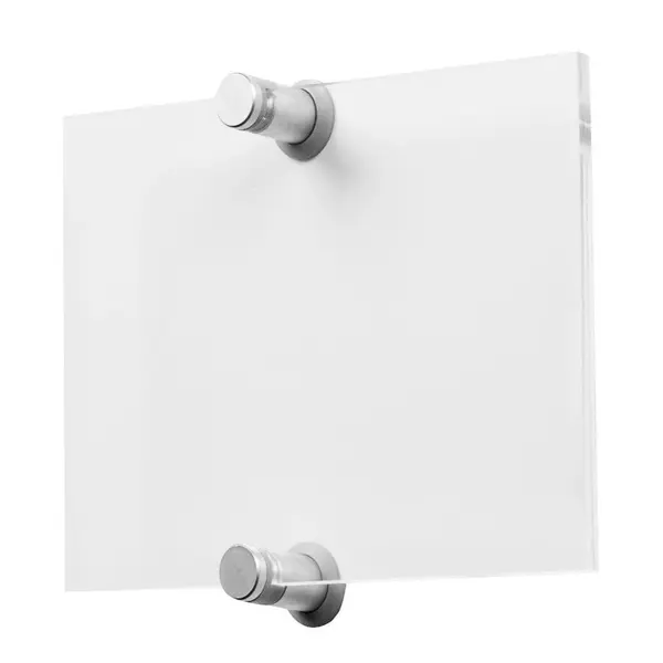 Deurbord | ELITE | RVS/Plexiglas | A5-Formaat | Incl. Bevestiging