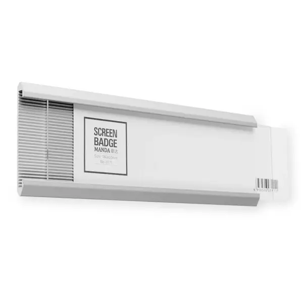 Deurbord | PURO | Aluminium | Zilvergrijs | Capaciteit 180x50mm | Incl. Bevestiging