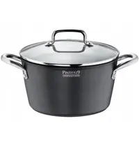 Pintinox Kookpan | STONE 1 | Aluminium (Antiaanbaklaag) | 2.4L | Div. Warmtebronnen | Incl. Deksel | Ø200mm 