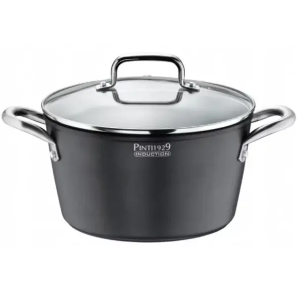 Kookpan | STONE 1 | Aluminium (Antiaanbaklaag) | 2.4L | Div. Warmtebronnen | Incl. Deksel | Ø200mm