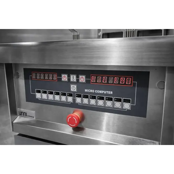 Automatische Friteuse | DuoLift PRO | Elektrisch | 13.5+13.5L | 105°C/190°C | 18kW (400V) | Aftapkranen | Digitaal | Automatische Mandlift | 400x825x920(h)mm