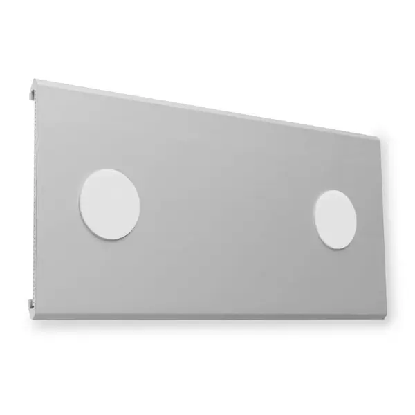 Deurbord | PURO | Aluminium | Zilvergrijs | Capaciteit 210x90mm | Incl. Bevestiging