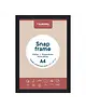 Europel Kliklijst | Aluminium | Zwart (Mat) | A4-Formaat | Rand 25mm | Incl. Wandbevestiging | 241x328mm 