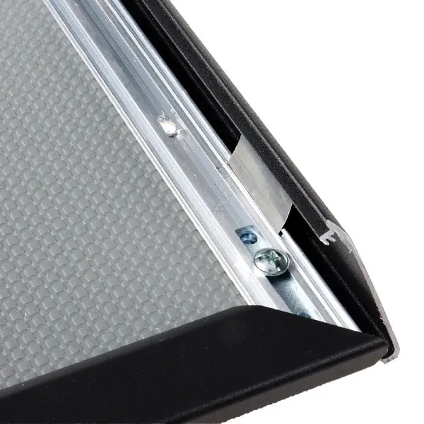 Kliklijst | Aluminium | Zwart (Mat) | A3-Formaat | Rand 25mm | Incl. Wandbevestiging | 328x451mm