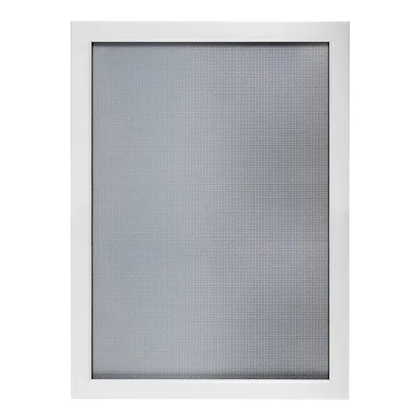 Kliklijst | Aluminium | Wit (Mat) | A3-Formaat | Rand 25mm | Incl. Wandbevestiging | 328x451mm