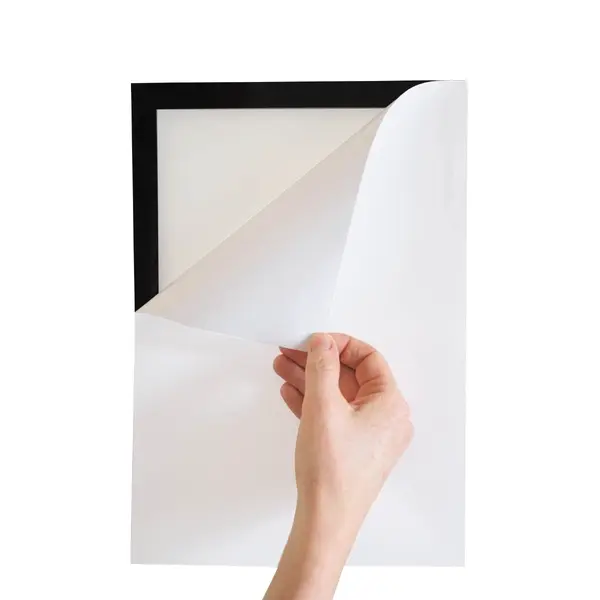 Magnetische Wissellijsten | Zwart | Dubbelzijdig | A4-Formaat | Rand 18mm | 2 Stuks | 235x325mm