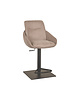 LABEL51 Barkruk Beauty | Taupe | Micro Suede | Gaslift 