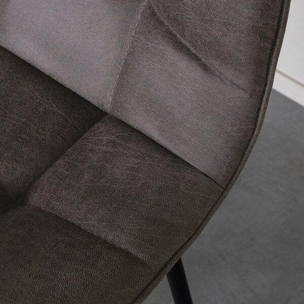 Barkruk Bistro | Antraciet | Micro Suede | Hoog