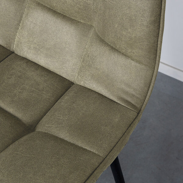 Barkruk Bistro | Moss | Micro Suede | Hoog