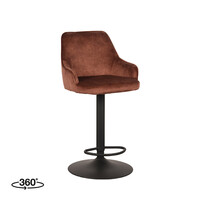 LABEL51 Barkruk Fender | Rust | Velours | Gaslift