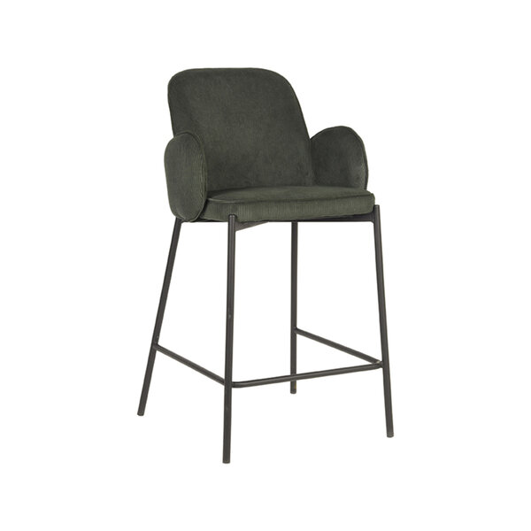 Barkruk Jari | Army | Ribcord | Laag | 2 stuks