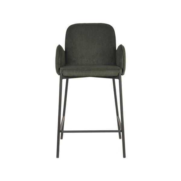 Barkruk Jari | Army | Ribcord | Laag | 2 stuks