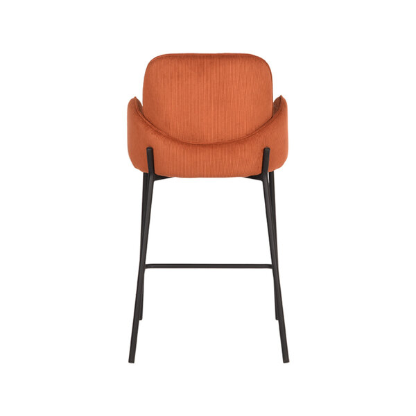 Barkruk Jari | Rust | Ribcord | Laag | 2 stuks