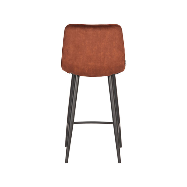 Barkruk Jelt | Rust | Velours | Laag | 2 stuks