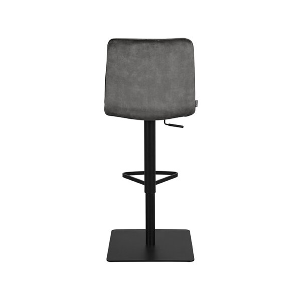 Barkruk Juul | Antraciet | Velours | Gaslift