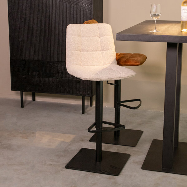 Barkruk Juul | Naturel | Boucle | Gaslift