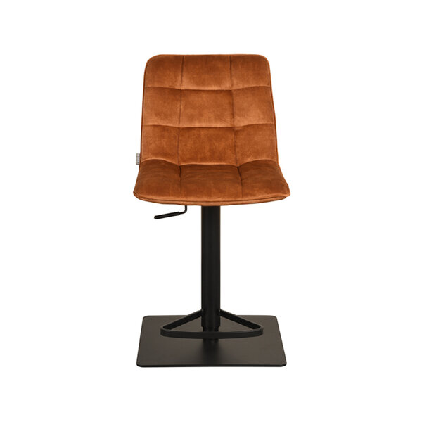 Barkruk Juul | Oker | Velours | Gaslift