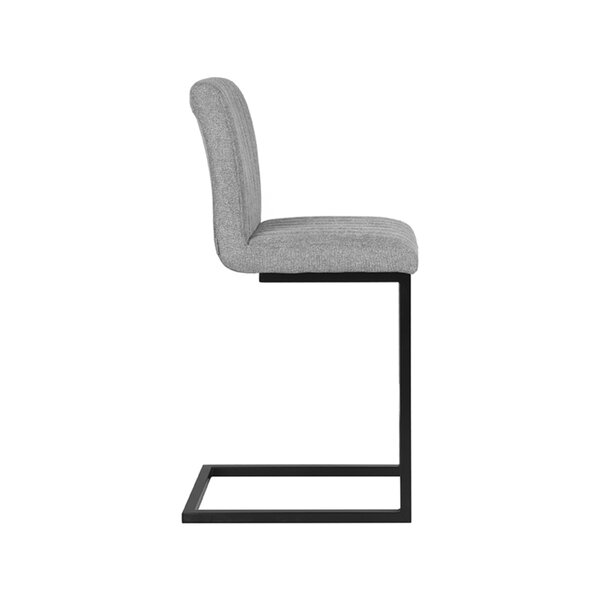 Barkruk Milo | Zinc | Weave | Laag