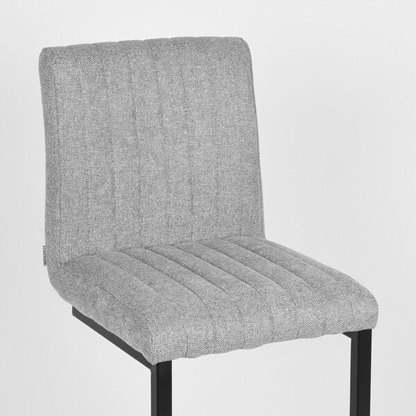 Barkruk Milo | Zinc | Weave | Laag