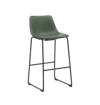 LABEL51 Barkruk Risto | Hunter | Kunstleder | Hoog | 2 Stuks